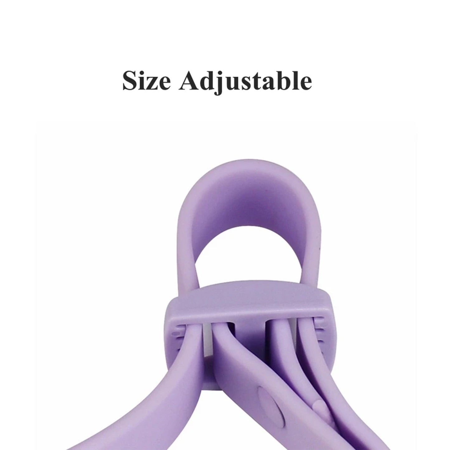 Klean Gypsy Adjustable Dog Collar - Purple Plush