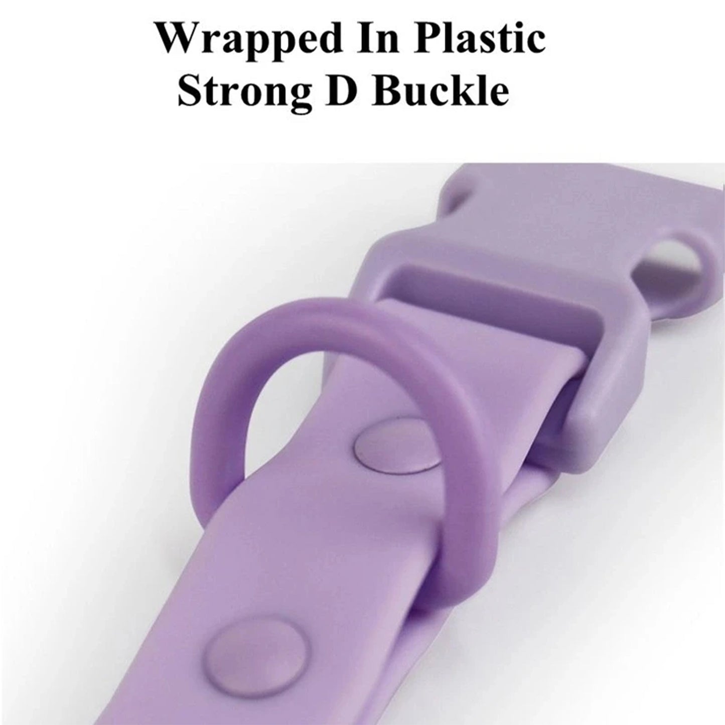 Klean Gypsy Adjustable Dog Collar - Purple Plush