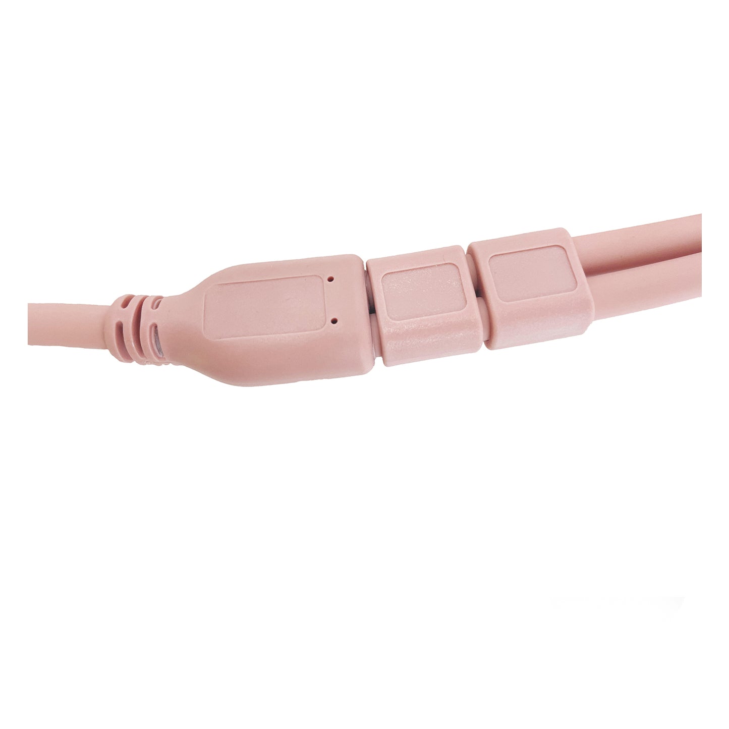 Klean Gypsy 8-in-1 Multipurpose Hands-Free Dog Leash - Stylish, Durable & Waterproof - Peach Perfect