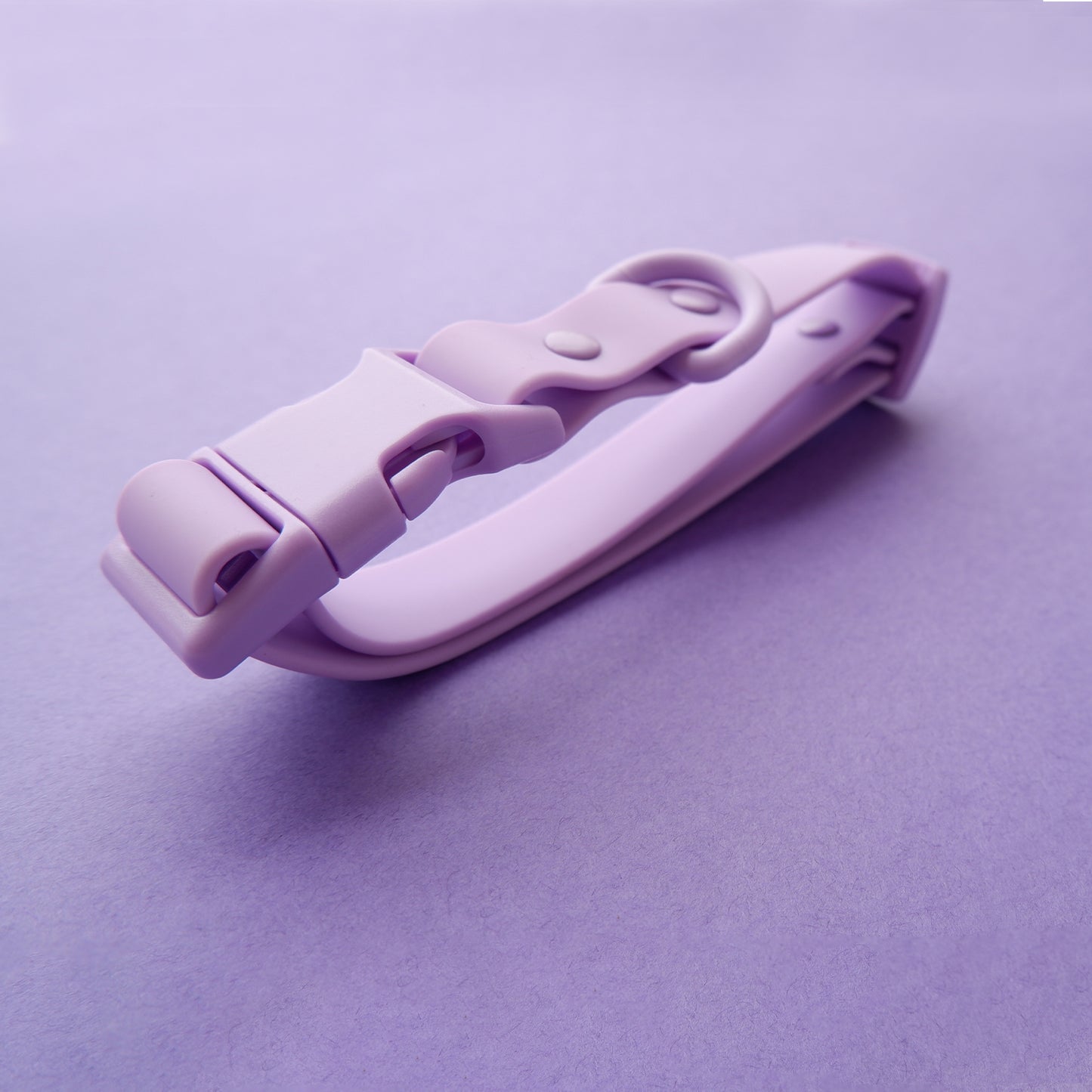 Klean Gypsy Adjustable Dog Collar - Purple Plush