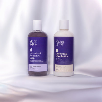 Lavender & Rosemary Shampoo + Coconut & Shea Butter Conditioner Combo Pack 300 ml each