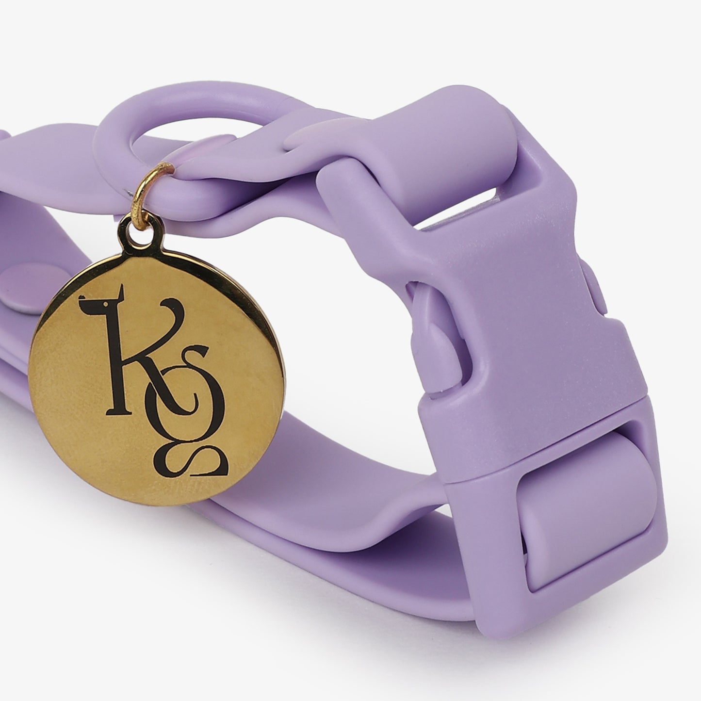 Klean Gypsy Adjustable Dog Collar - Purple Plush