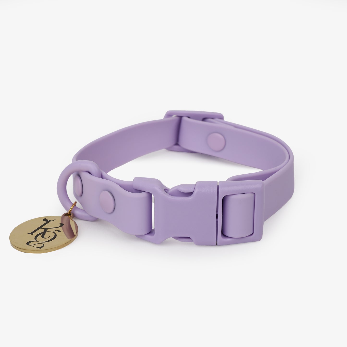 Klean Gypsy Adjustable Dog Collar - Purple Plush