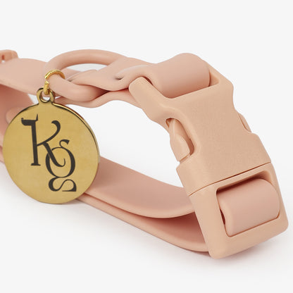 Klean Gypsy Adjustable Dog Collar - Peach Perfect
