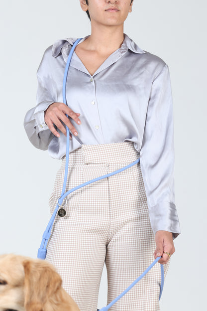 Klean Gypsy 8-in-1 Hands-Free Dog Leash - Stylish, Durable & Waterproof - Blue Bliss
